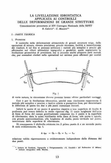 Copertina articolo #12 Bollettino SIFET ANNO: 1970 n.1